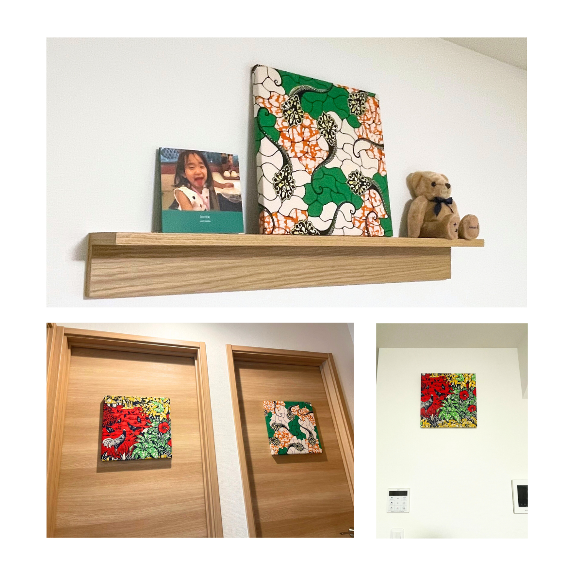fabric panels, wall art