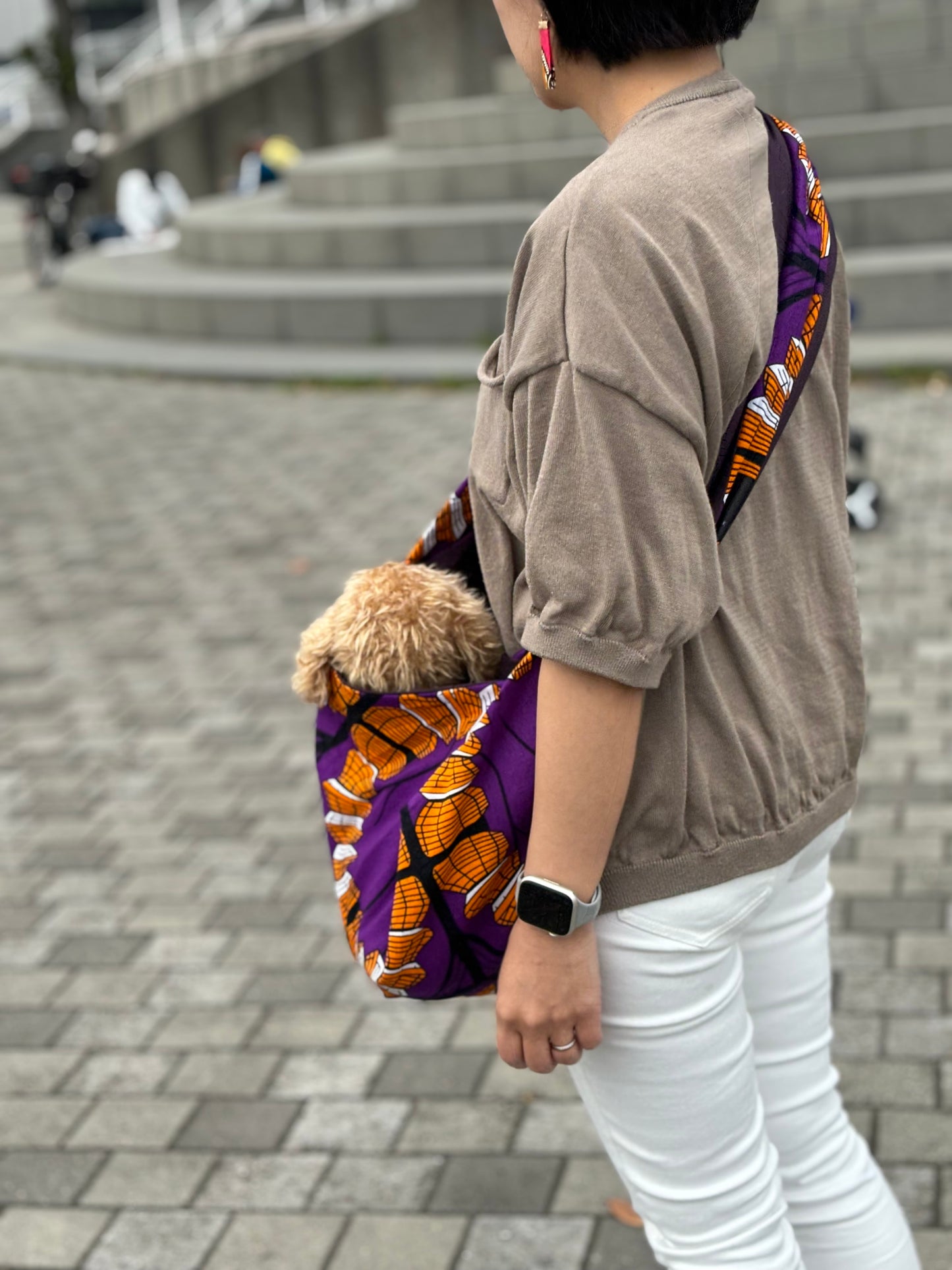 Dog sling (carrier string)